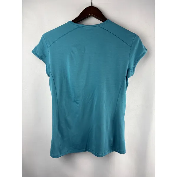 Women’s Arc’Teryx Small Grayish Blue Sports T-Shirt - Image 4
