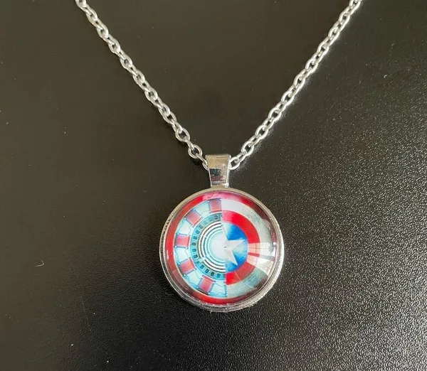 Victoria's Secret Iron Man VS Captain America necklace - Image 6