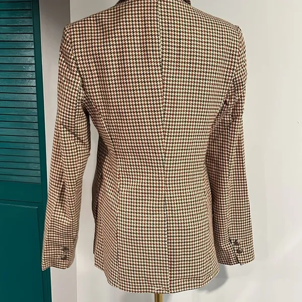 TAHARI NWT Peak Lapel neutral pattern blazer - 2 ($120) - Image 9
