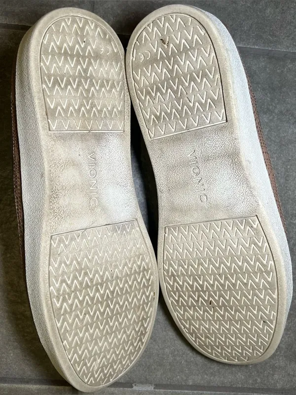 Vionic Zinah Neutral Leather Slip On Casual Comfort Sneakers Womens Shoe Size 10 - Image 9