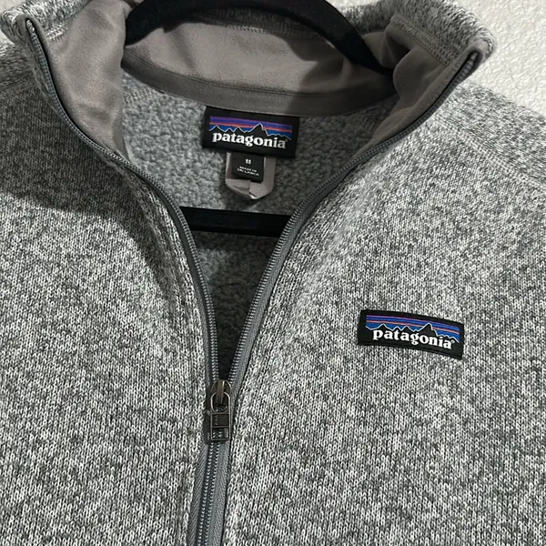 PATAGONIA Women's Better Sweater® 1/4-Zip Fleece Gray Fleece Pullover like new ✨ - Image 8