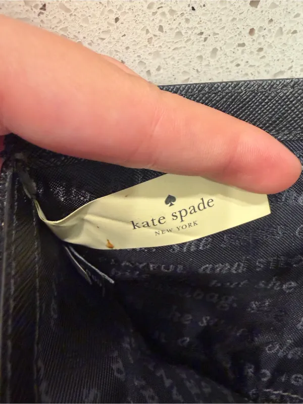 Kate Spade Cameron Street Wallet-Navy/Multi Small BLUE FLORAL EUC - Image 5