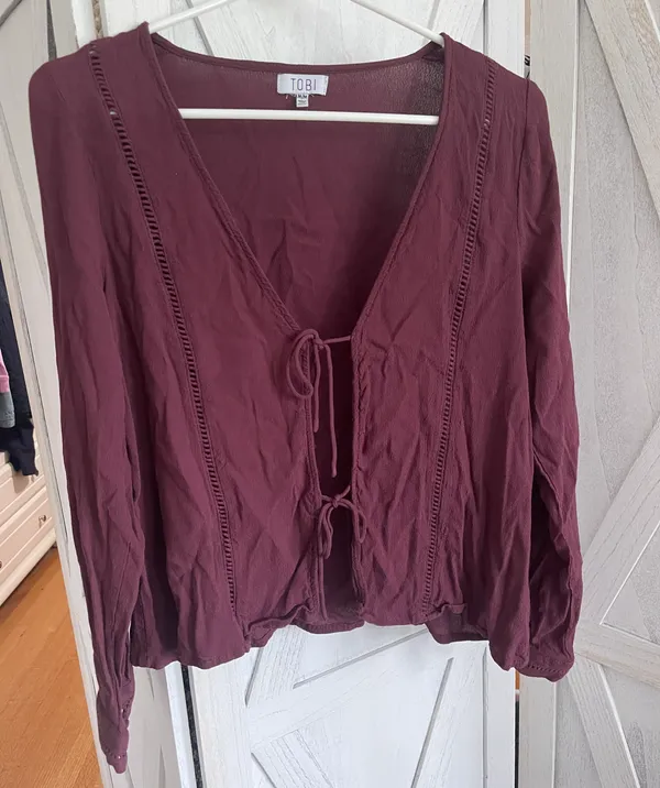 Tobi Dark Purple Top - Image 3