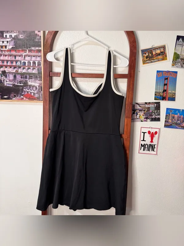 Reformation Active Milana Eco Move Dress Sweetheart - Image 6