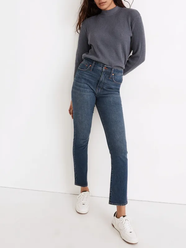 Madewell The Perfect Vintage Jean in Mobridge Wash Denim NWT Size 30 (US 10) - Image 8