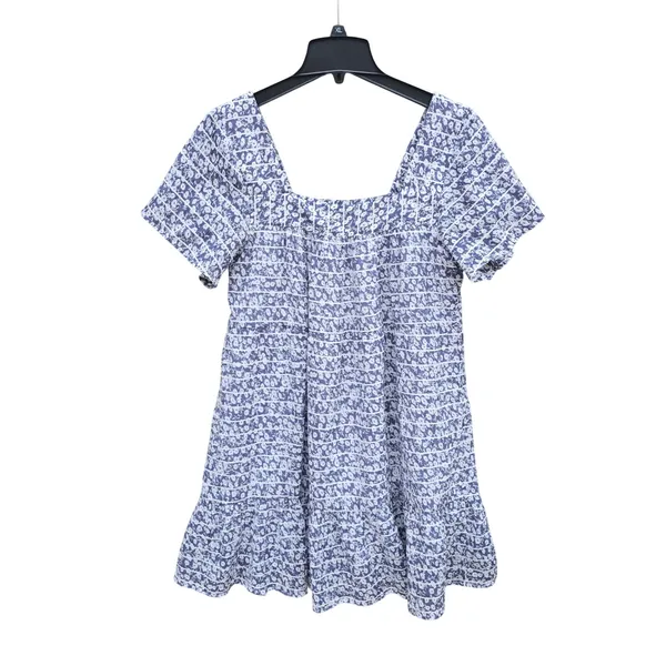 Rails Valentina Navy Camellia Floral Mini Dress Square Neck Blue Large‎ - Image 5