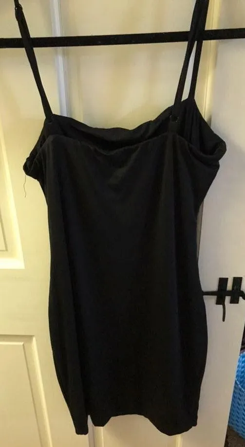 Black Bodycon Mini Dress - Image 2