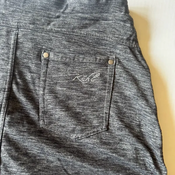 Kuhl Mova Cargo Skort Skirt Dark Heather Gray Women's Size Small - Image 8