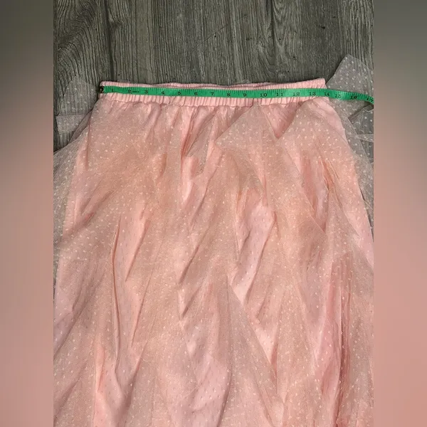 Live 4 Truth Asymmetrical Pink Tulle Skirt - Image 3