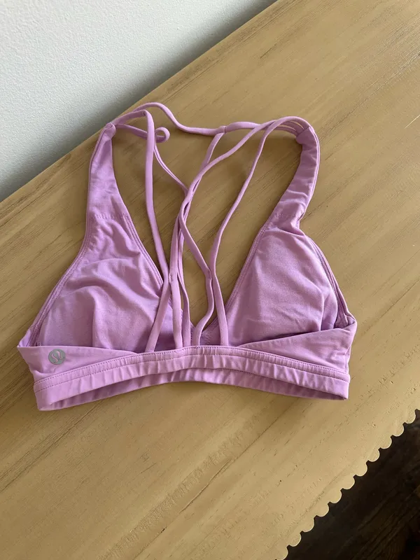 Lululemon Raise The Barre Bra Candy Pink 2 - Image 2
