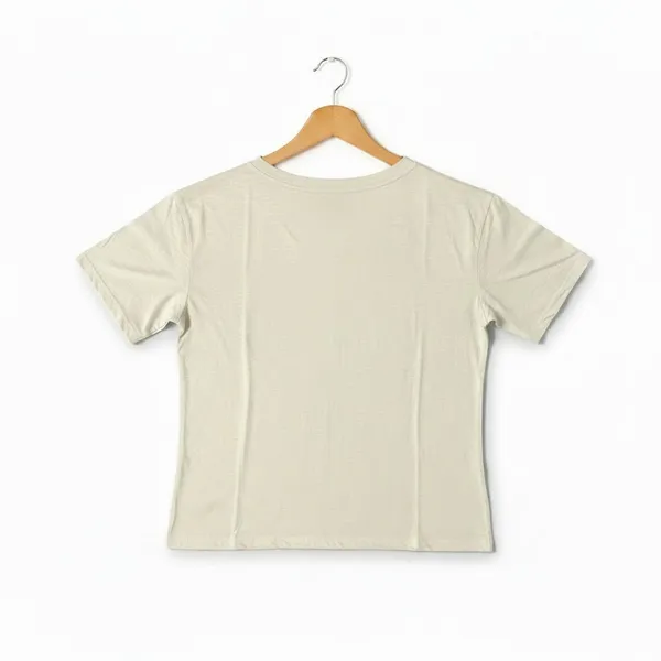 NFL Womens Graphic Tee Sz L Beige Washington Commanders Short Sleeve Football - Image 3