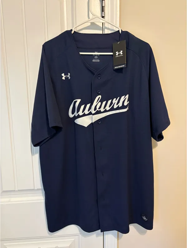 Auburn University Under Armour Baseball Jersey - Image 2