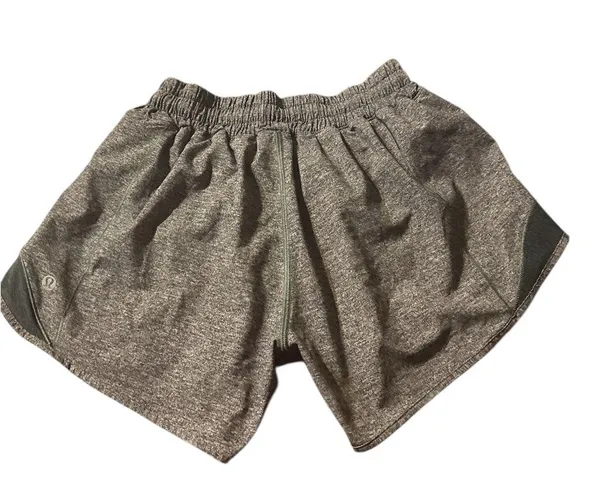 Lululemon Hotty Hot Short II Long 4" Heather Lux Multi Black Lined Swift Size 4 - Image 2
