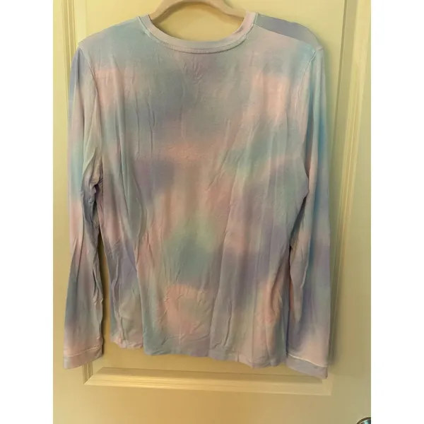 Stars Above Watercolor Sleep Long Sleeve Shirt Women's Sz Small - Image 2