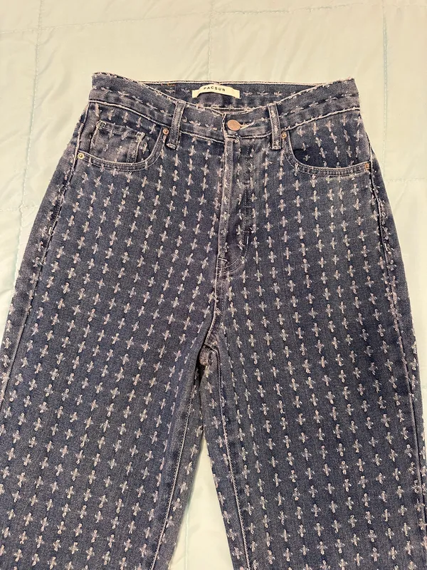 PacSun High-Rise Distressed Dad Jeans - Image 4