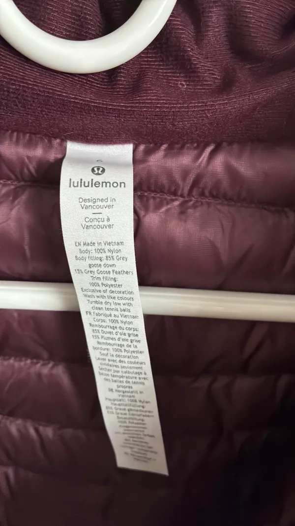 Lululemon puffer purple jacket  - Image 5