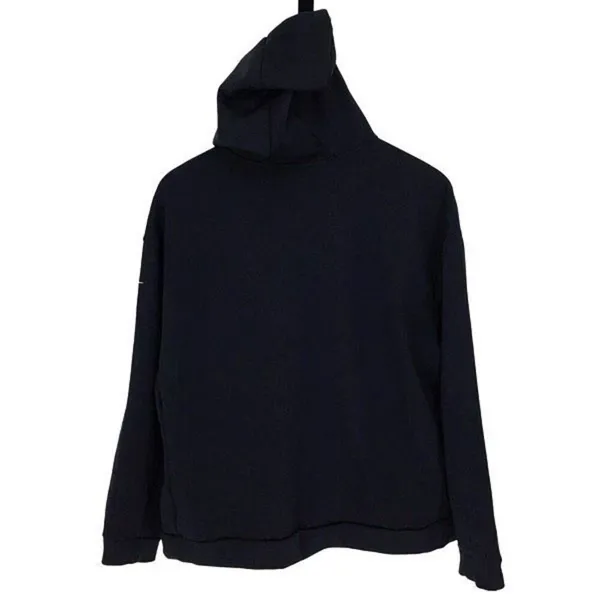Nike Womens Fleece Long Sleeve Drawstring‎ Hoodie Black Size Medium - Image 3