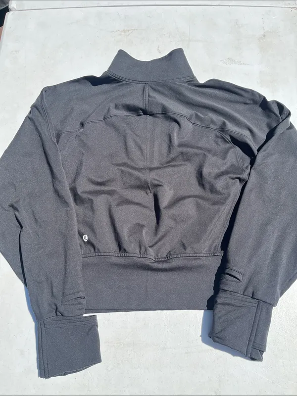 lululemon athletica Women's Black Half-Zip Sweater - Image 4