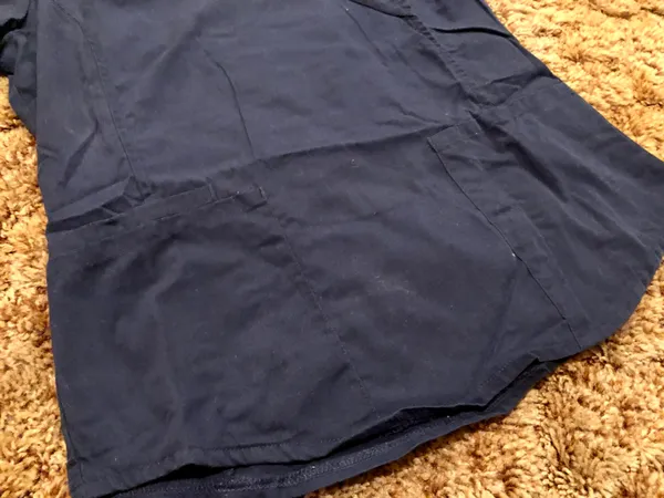 Scrubstar Navy Blue Scrub Top - Image 3