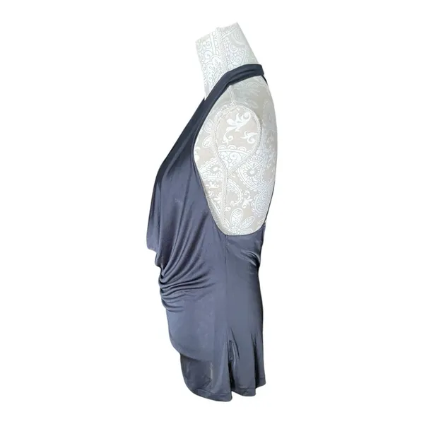 Indie Sleaze Fairy Grunge Y2K Slinky Satin Halter Cowl Tunic Top VS Very Sexy M - Image 7