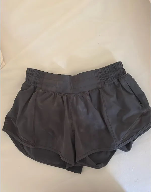 Grey tie dye Lululemon shorts  - Image 2