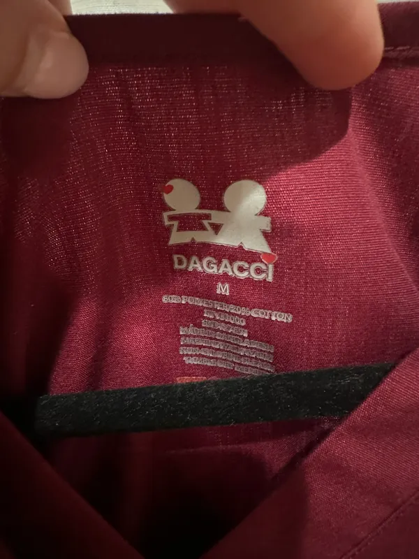 Maroon Scrub Set Red Size M - Image 3