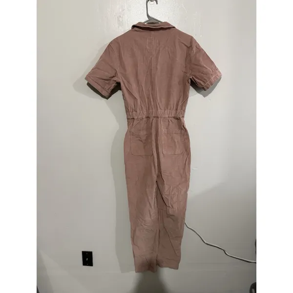 Altar'd State Women's Pink Corduroy Jumpsuit Size‎ XS - Image 5