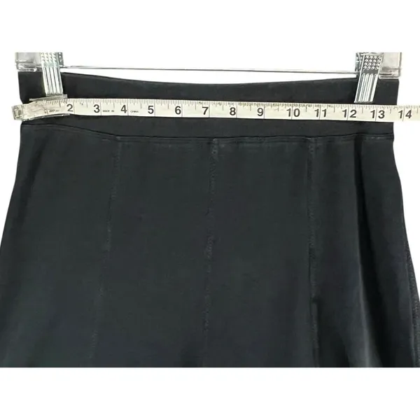 Toad & Co A-Line Pull On Skirt Black Tencel Cotton Blend Sustainable Comfort XS‎ - Image 3