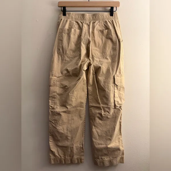 Abercrombie Cargo Pants Curve Love Y2K Street Style Utility Khaki Twill 26 / 2S - Image 3