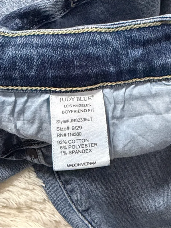Judy Blue Boyfriend Fit Jeans - Image 6
