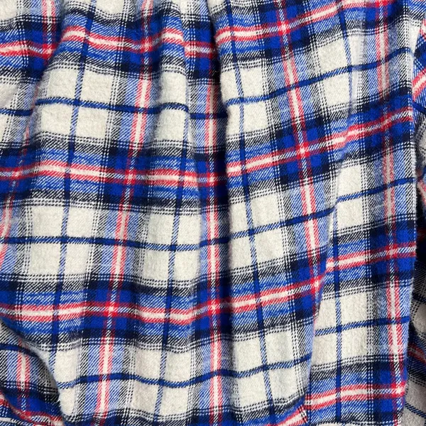 Zara Women’s Plaid Flannel Button Front Shirt Mini Dress Medium‎ - Image 8