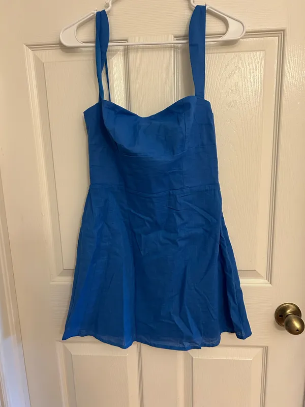 Mini dress Blue - Image 3