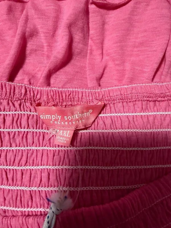 Simply Southern Pink Tiered Ruffle Mini Skirt - Image 3