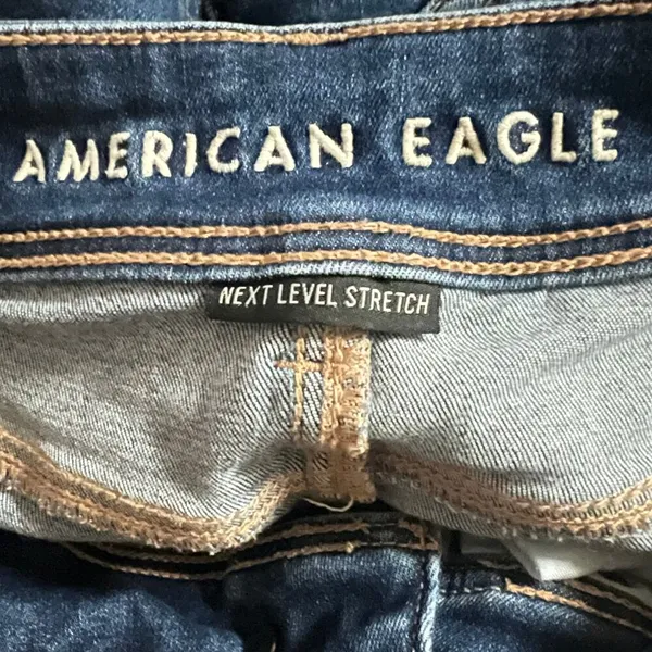 American Eagle Next Level Stretch Kick Boot Jean 2 Women’s Blue 4331 - Image 5