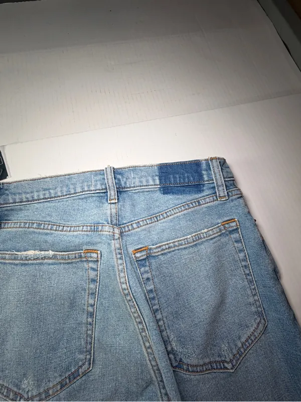 Abercrombie & Fitch Straight Leg Jeans ankle straight super high rise - Image 7