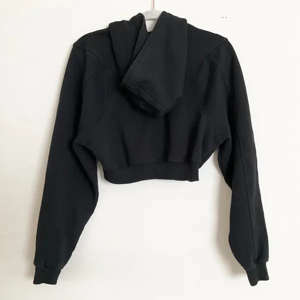 Alo Yoga Sweet Escape Zip Up Hoodie Black XS - Image 6
