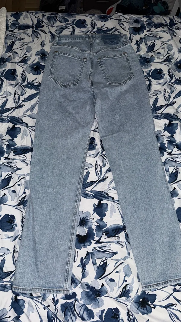 Abercrombie Ankle Straight Ultra High-Rise Jeans Curve Love - Image 3
