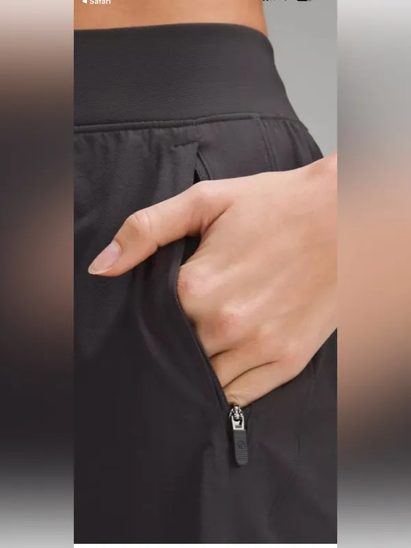 Lululemon Black License To Train High Rise Joggers Pants Size 6 - Image 4
