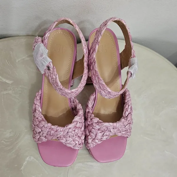 JustFab Rosalie Heeled Sandal Moonlite Mauve Women's Size 9 - Image 4