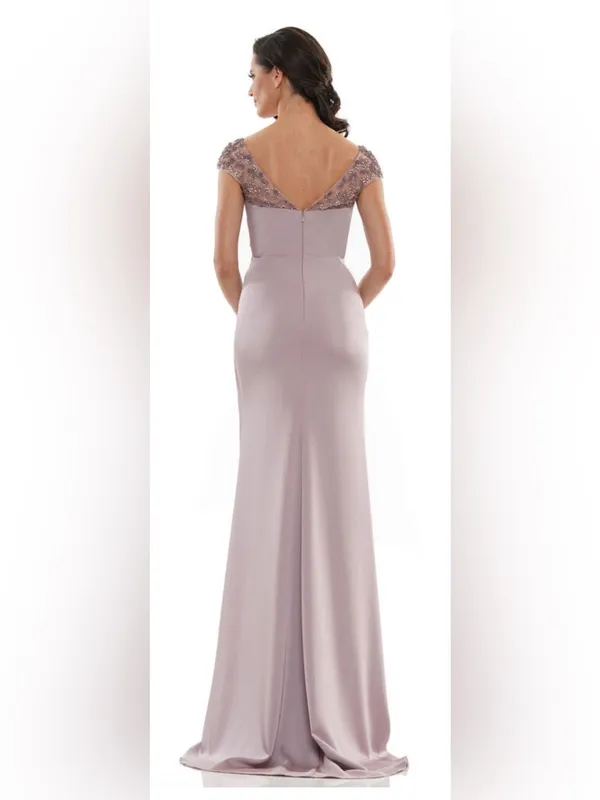 NWOT Marsoni by Colors Gown in Dusty Rose Size 8 Style#MV1133 Ruched Embellished - Image 2