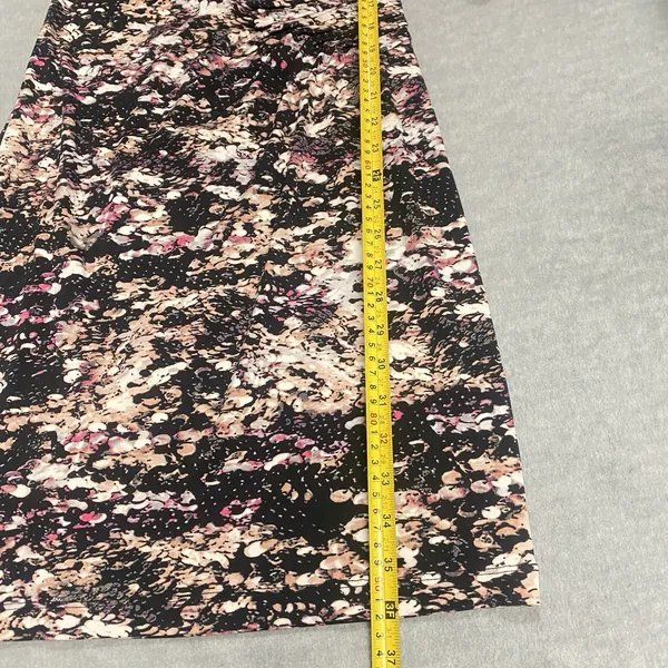 Calvin Klein Dress Sz 2 Black Multicolor Paint Splatter Artsy Graphic‎ Casual - Image 10