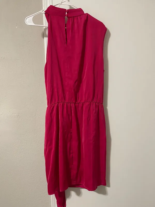 Rose Pink Satin Dress Size XXL - Image 2