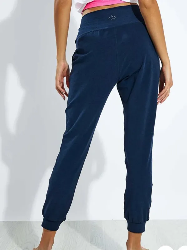 Beyond Yoga Spacedye Midi Jogger w/ Pockets - Nocturnal Navy Medium $110 - Image 2
