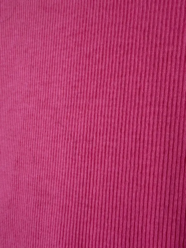 ARITZIA TNA Home Stretch Ribbed T Shirt Top Size Medium Pink Coral - Image 5