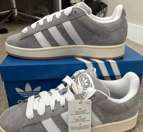 Women's size 6/Men's size 5 (UK 4.5) Adidas Campus 00s Grey white gum - Image 3