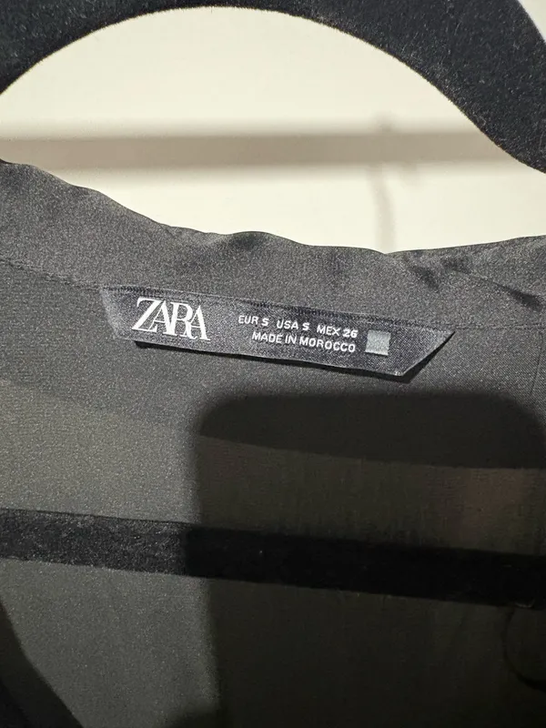 ZARA Satin Blouse Button Down - Image 3