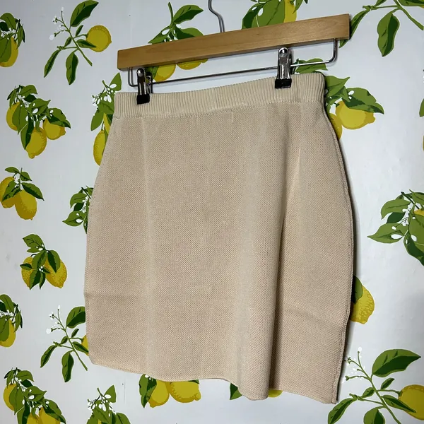 Miss Sparkling Stripe Halter Top and Skirt Set Womens Size XL NWT Tan Orange - Image 7