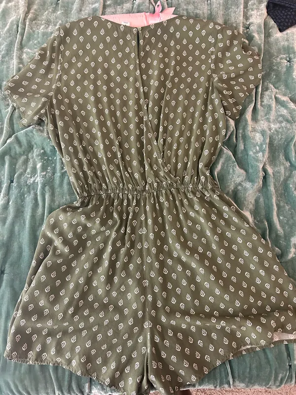 Old Navy Romper Green Olive - Image 2