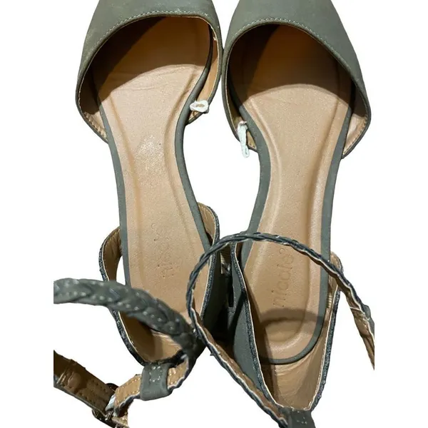 Nicole NKeller pointed toe sandals‎ Green Size 7.5 - Image 3