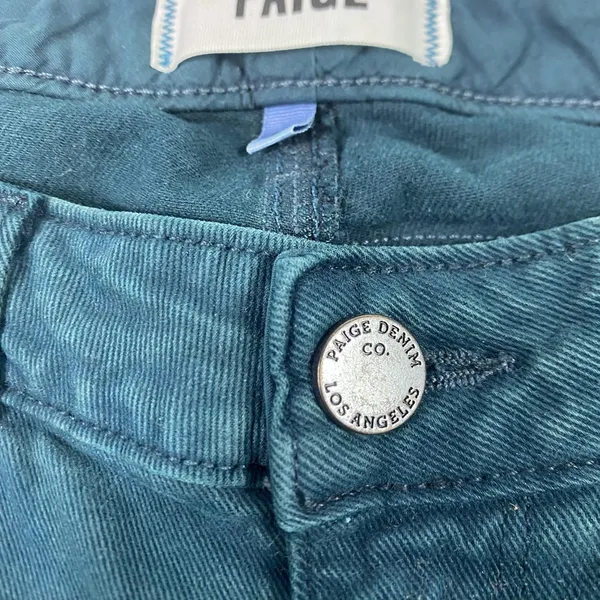 Paige Jeans‎ Womens 27 Blue Medium Wash Skinny Low Rise Stretch Denim Made USA - Image 9